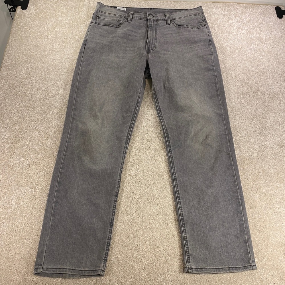 Levi's 541 Athletic Taper Jeans Mens 36x32 Gray WaterLess Denim Mid Rise
